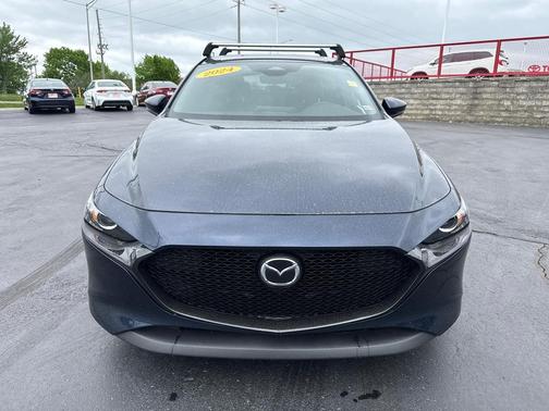 Deep Crystal Blue Mica 2024 Mazda Mazda3 FWD w/Preferred Package