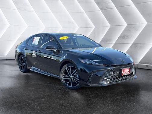 Midnight Black Metallic 2025 Toyota Camry XSE