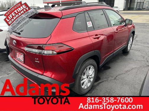 Soul Red Crystal 2026 Toyota Corolla Cross LE