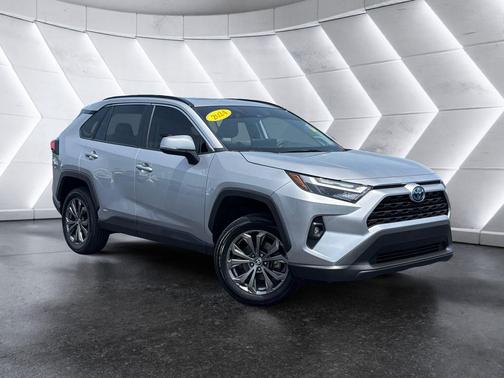 Silver Sky Metallic 2024 Toyota RAV4 Hybrid XLE Premium