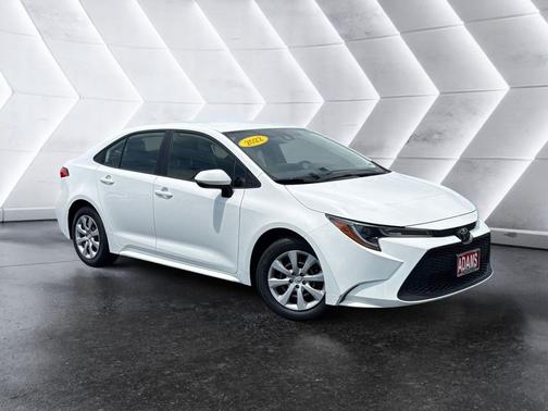 White 2022 Toyota Corolla LE