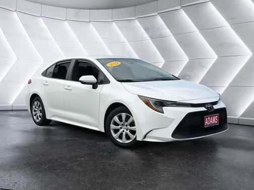 White 2022 Toyota Corolla LE