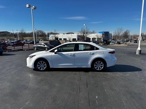 White 2022 Toyota Corolla LE