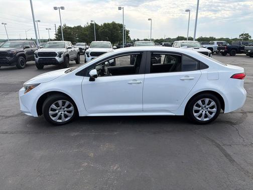 White 2022 Toyota Corolla LE