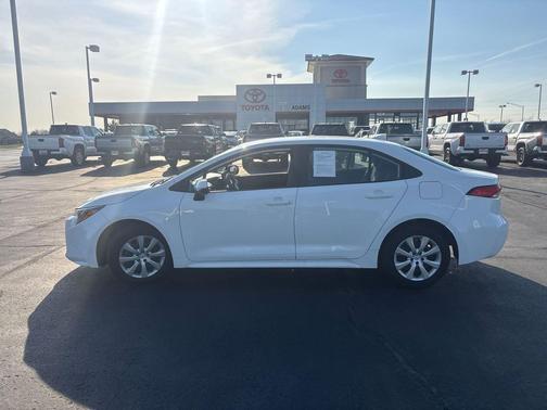 WHITE 2023 Toyota Corolla LE