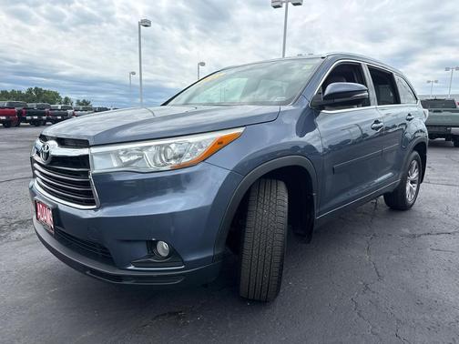Shoreline Blue Pearl 2015 Toyota Highlander XLE