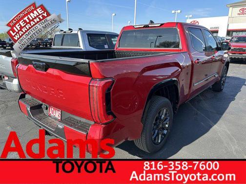 Supersonic Red 2026 Toyota Tundra Platinum