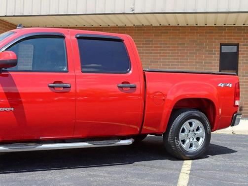 Fire Red 2010 GMC Sierra 1500 Hybrid 4WD Crew Cab 143.5' 3HB