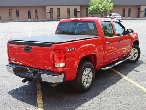 Fire Red 2010 GMC Sierra 1500 Hybrid 4WD Crew Cab 143.5' 3HB