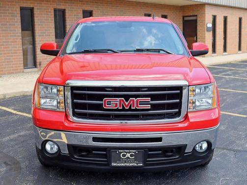 Fire Red 2010 GMC Sierra 1500 Hybrid 4WD Crew Cab 143.5' 3HB