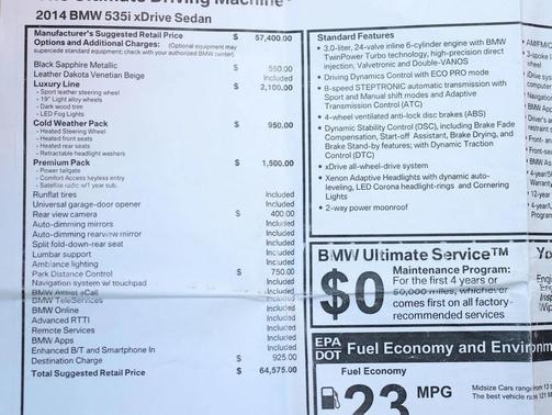 2014 BMW 535 535i xDrive