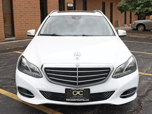 Polar White 2014 Mercedes-Benz E-Class 4dr Wagon E 350 Luxury 4MATIC