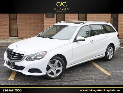 Polar White 2014 Mercedes-Benz E-Class 4dr Wagon E 350 Luxury 4MATIC