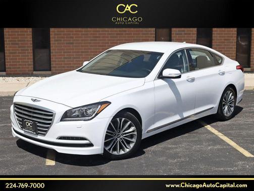 Casablanca White 2015 Hyundai Genesis 3.8