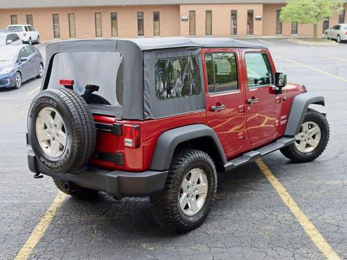 Deep Cherry Red Crystal Pearl 2013 Jeep Wrangler Unlimited Sport