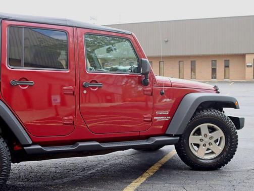 Deep Cherry Red Crystal Pearl 2013 Jeep Wrangler Unlimited Sport
