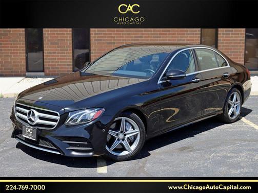 Black 2017 Mercedes-Benz E-Class E 300 Sport 4MATIC Sedan