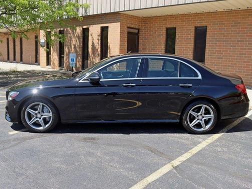 Black 2017 Mercedes-Benz E-Class E 300 Sport 4MATIC Sedan