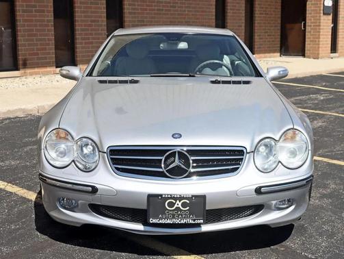 Brilliant Silver Metallic 2005 Mercedes-Benz SL-Class SL500 2dr Roadster 5.0L