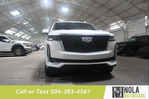 Crystal White Tricoat 2022 Cadillac Escalade Premium Luxury