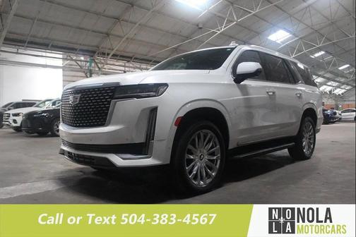 Crystal White Tricoat 2022 Cadillac Escalade Premium Luxury