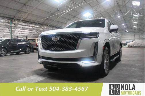 Crystal White Tricoat 2022 Cadillac Escalade Premium Luxury
