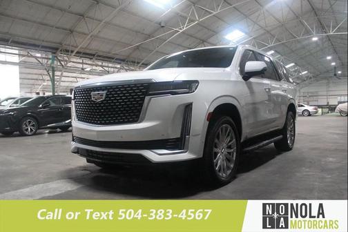 Crystal White Tricoat 2022 Cadillac Escalade Premium Luxury