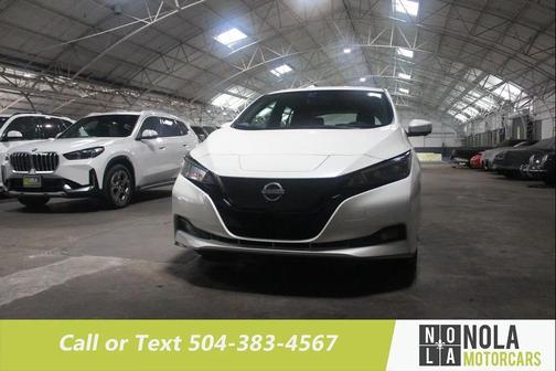 Pearl White Tricoat 2023 Nissan Leaf SV PLUS 60 kWh