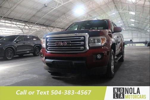 Red 2018 GMC Canyon SLE