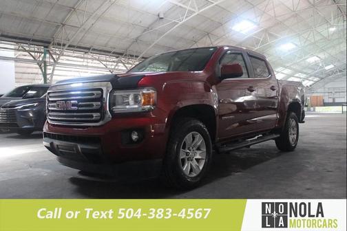 Red 2018 GMC Canyon SLE