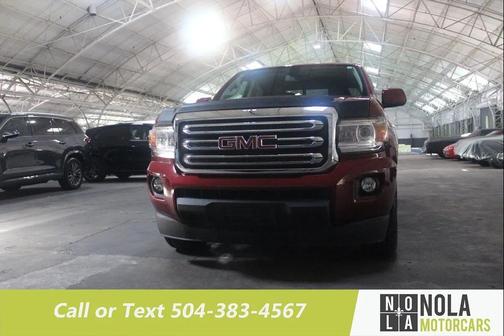 Red 2018 GMC Canyon SLE