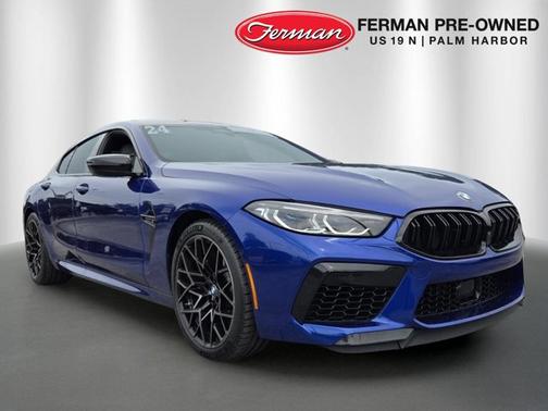 Marina Bay Blue Metallic 2024 BMW M8 Competition