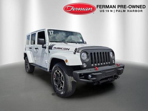 Bright White Clearcoat 2017 Jeep Wrangler Unlimited Rubicon Hard Rock