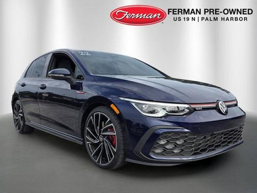Atlantic Blue Metallic 2022 Volkswagen Golf GTI Autobahn