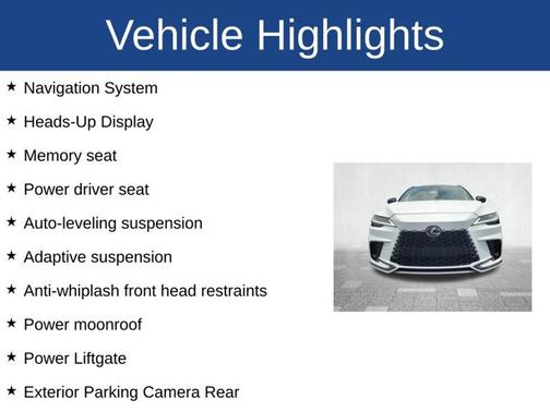 2024 Lexus RX 500h F SPORT PERFORMANCE