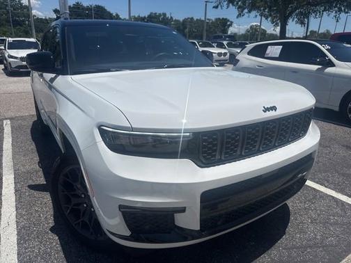 Bright White Clearcoat 2025 Jeep Grand Cherokee L Summit
