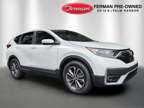 Platinum White Pearl 2021 Honda CR-V EX-L