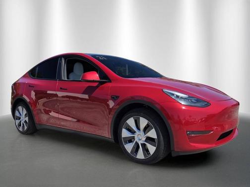Red Multi-Coat 2021 Tesla Model Y Long Range