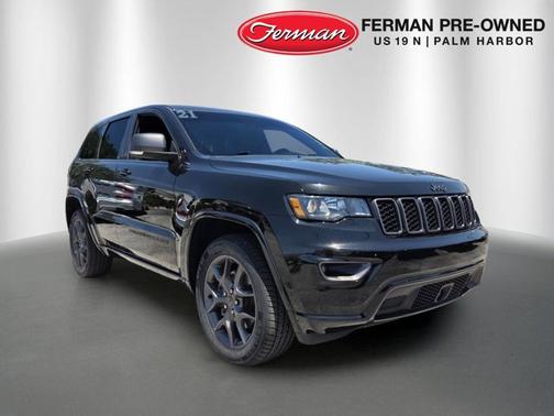 Diamond Black Crystal Pearlcoat 2021 Jeep Grand Cherokee 80th Anniversary