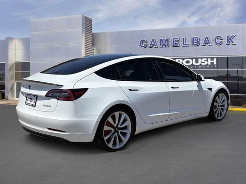 Pearl White Multi-Coat 2018 Tesla Model 3 Long Range