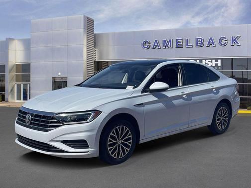 White Silver Metallic 2019 Volkswagen Jetta 1.4T SEL