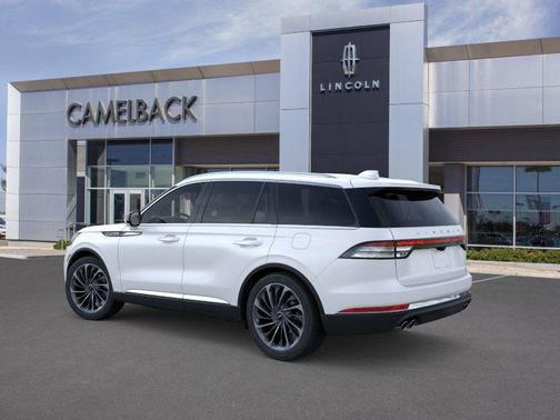 Pristine White Metallic Tri-Coat 2026 Lincoln Aviator Reserve AWD