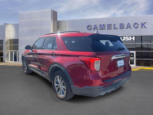 Rapid Red Metallic Tinted Clearcoat 2022 Ford Explorer XLT