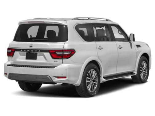 Aspen White TriCoat Pearl 2022 Nissan Armada Platinum 4WD