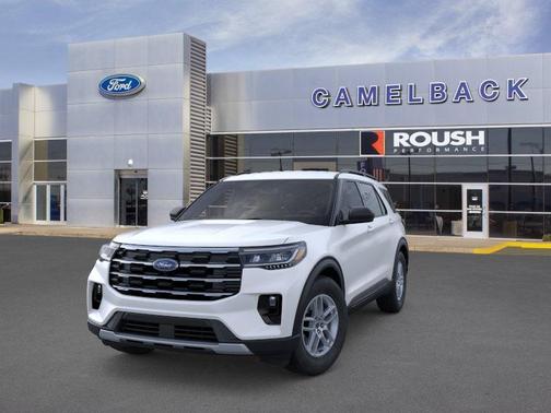 Star White Metallic Tri-Coat 2026 Ford Explorer Active