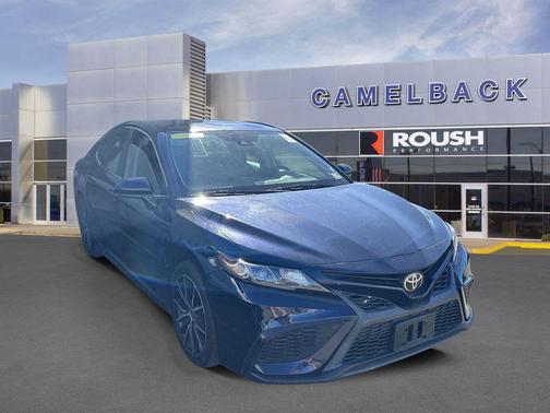 Blue 2021 Toyota Camry SE