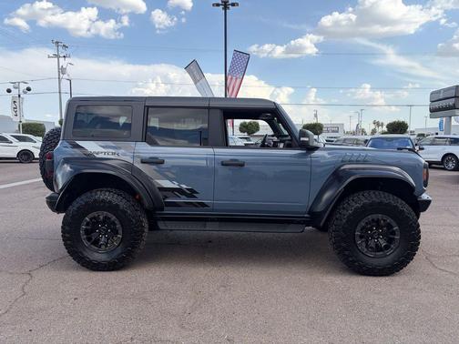 Azure Gray Metallic Tri-Coat 2023 Ford Bronco Raptor