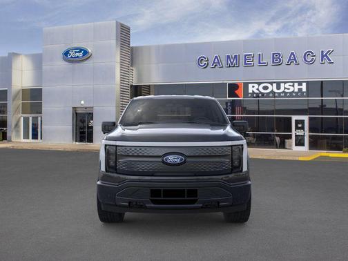 Agate Black Metallic 2025 Ford F-150 Lightning Flash