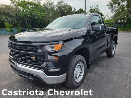 Black 2026 Chevrolet Silverado 1500 WT