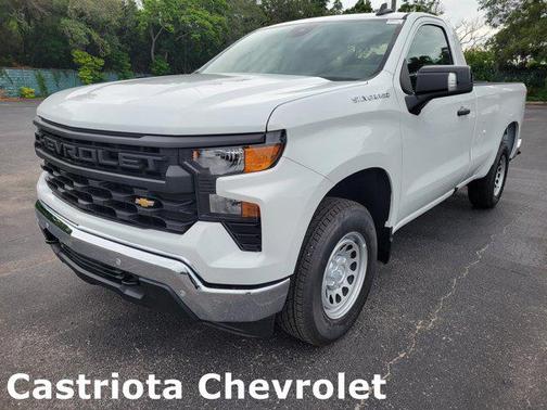 Summit White 2026 Chevrolet Silverado 1500 WT